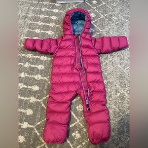 L.L. Bean Down Bunting Suit (3-6 mo. - fits bigger, 6-12 mo)